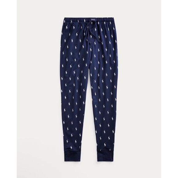 Polo Ralph Lauren Other - Polo Ralph Lauren Mens Navy Blue Pony Logo Sleepwear Jogger Pants Size Medium